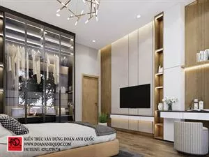 Thiết kế thi công nhà phố hiện đại 3 tầng 9x8m tại Phú Tài Phan Thiết